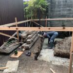 平等寺　十九社　改修工事